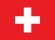 Flag design. Swiss flag on the white background, isolated flat layout for your designs. Vector illustration.